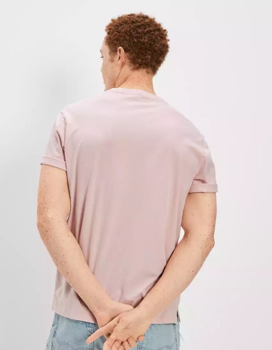 T Shirts American Eagle AE Super Soft Washed Rose Homme | UQC-53953974